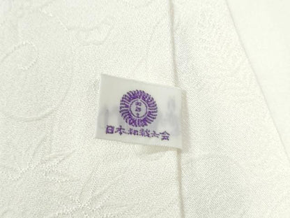平和屋着物●金彩友禅　卓越技能者・名工・和田光正　長襦袢　袷　流水文　金彩　正絹　逸品　CABI2028yc