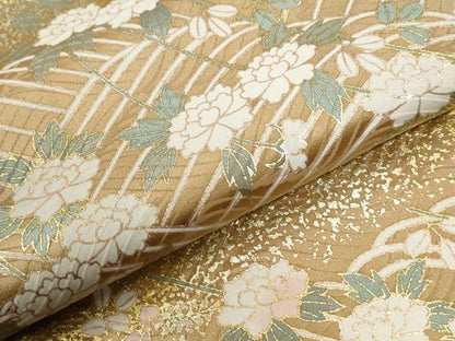 平和屋着物●訪問着　立波舞花文　金彩　正絹　逸品　CABI2029yc