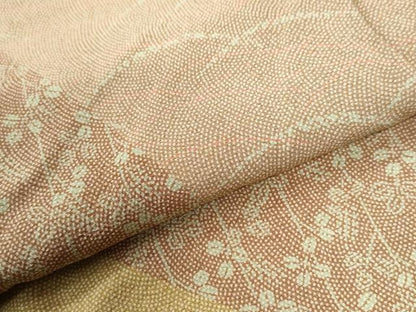 平和屋着物●訪問着　宝尽くし草花文　正絹　逸品　CABI2034yc