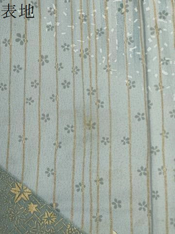 平和屋着物●訪問着　刺繍　吉祥枝垂れ花文　暈し染め　金彩　正絹　逸品　未使用　CABI2035yc