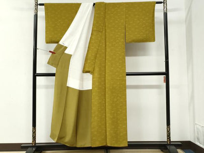 平和屋着物●重要無形文化財　人間国宝　中村勇二郎　江戸小紋　麒麟　正絹　逸品　CABI2044yc
