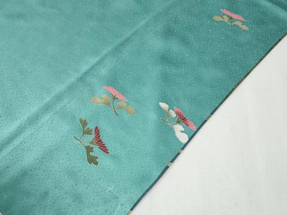 平和屋着物●訪問着　竹垣枝菊文　暈し染め　金彩　正絹　逸品　未使用　CABI2048yc