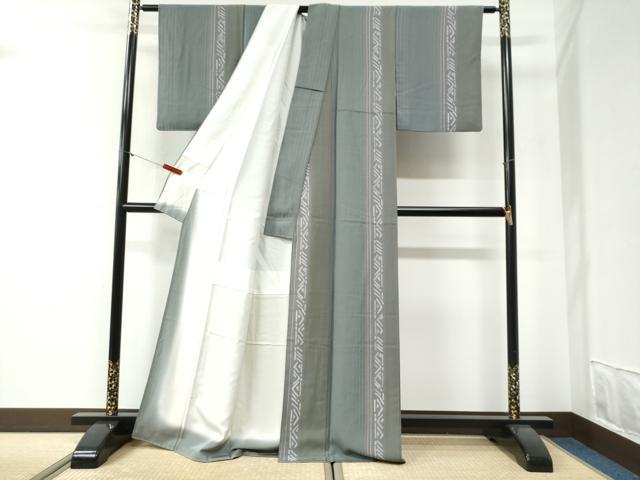平和屋着物●上質な小紋　吉祥間道　正絹　逸品　CABI2060yc