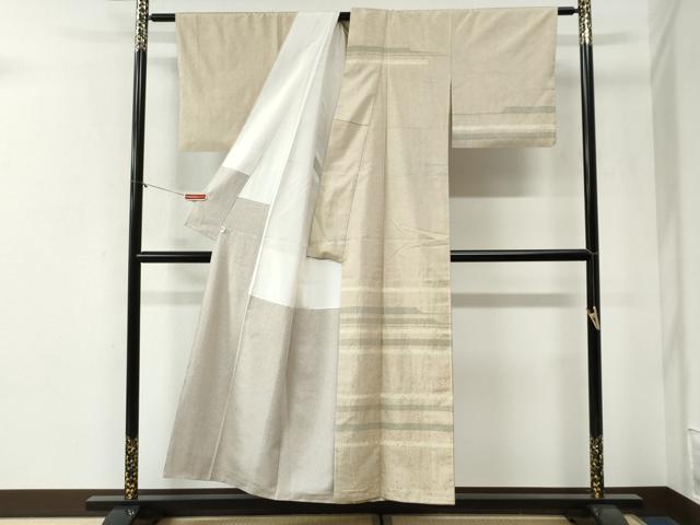 平和屋着物○石川県指定無形文化財 牛首紬 白山工房 手織り 訪問