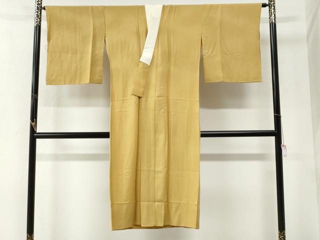 平和屋着物●長襦袢　無双仕立て　色無地　玉蜀黍色　やまと誂製　正絹　逸品　CABI2067yc