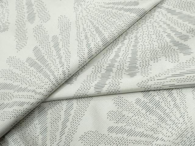 平和屋着物●本場大島紬　白大島　裏菊　正絹　逸品　未使用　CABI2070yc