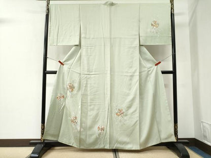 平和屋着物●訪問着　草花吉祥文　金彩　正絹　逸品　未使用　CABI2083yc