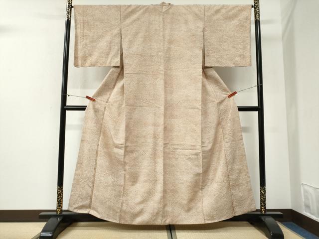 平和屋着物●上質な紬　舞花弁　正絹　逸品　CABI2085yc