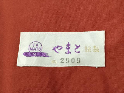 平和屋着物●本場大島紬　9マルキ　草花文　やまと誂製　正絹　逸品　CABI2086yc