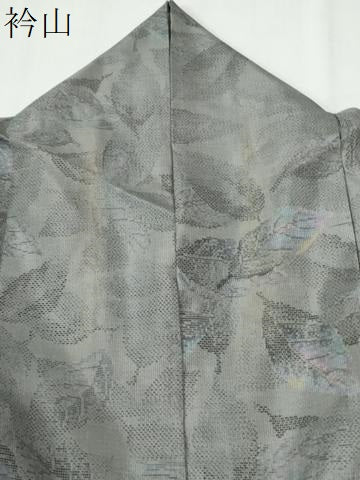 平和屋着物●本場大島紬　総絣　舞葉文　正絹　逸品　CABI2090yc