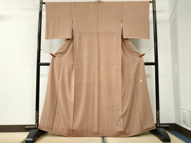 平和屋着物●江戸小紋　作家物　草木染　鮫小紋柄　正絹　逸品　未使用　CABI2094yc
