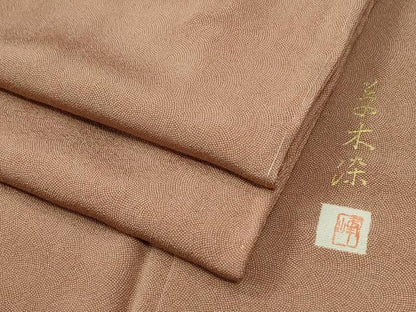 平和屋着物●江戸小紋　作家物　草木染　鮫小紋柄　正絹　逸品　未使用　CABI2094yc