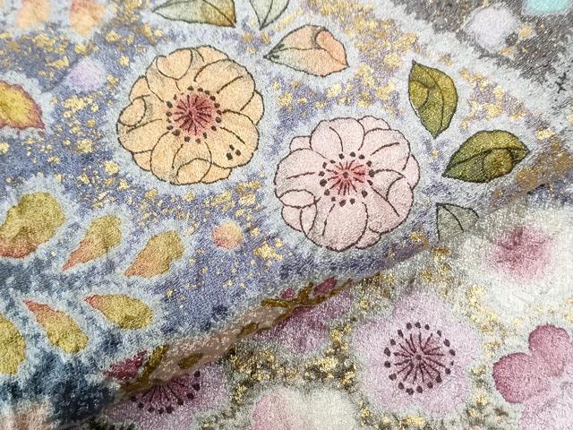 平和屋着物●豪華振袖　作家物　辻が花　絞り　暈し染め　京都きもの友禅扱い　正絹　逸品　CABI2100yc