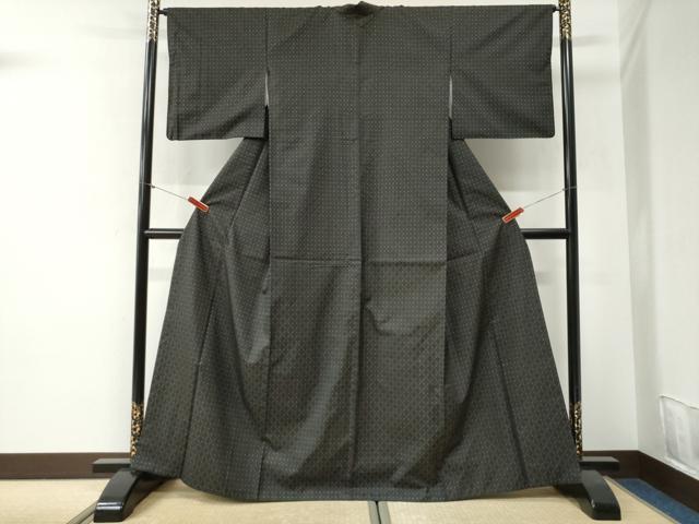 平和屋着物●本場大島紬　吉祥文　正絹　逸品　CABI2108yc