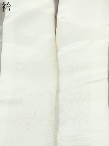平和屋着物●長襦袢　無双仕立て　流水草花地紋　紫水晶色　正絹　逸品　CABI2115yc