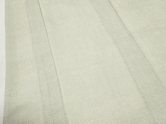 平和屋着物●白鷹お召　蚊絣　正絹　逸品　CABI2120yc