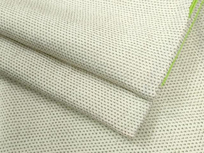平和屋着物●白鷹お召　蚊絣　正絹　逸品　CABI2120yc