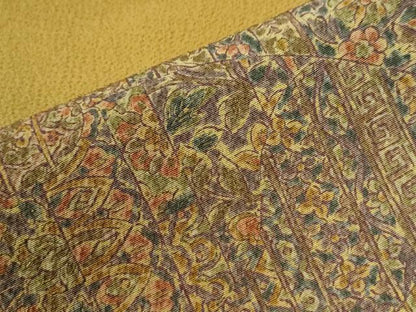 平和屋着物●訪問着　更紗花唐草文　暈し染め　ロング丈　正絹　逸品　CABI2127yc