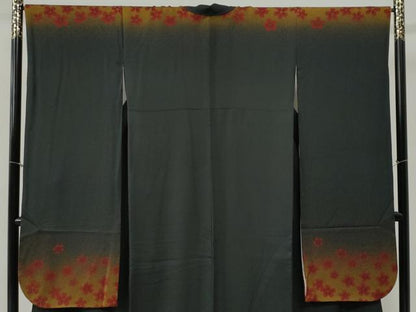 平和屋着物●豪華振袖　舞桜文　正絹　逸品　CABI2131yc
