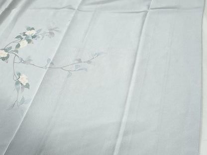 平和屋着物●訪問着　友禅　作家物　枝花文　暈し染め　正絹　逸品　CABI2136yc