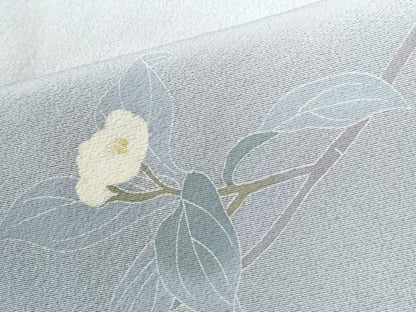 平和屋着物●訪問着　友禅　作家物　枝花文　暈し染め　正絹　逸品　CABI2136yc