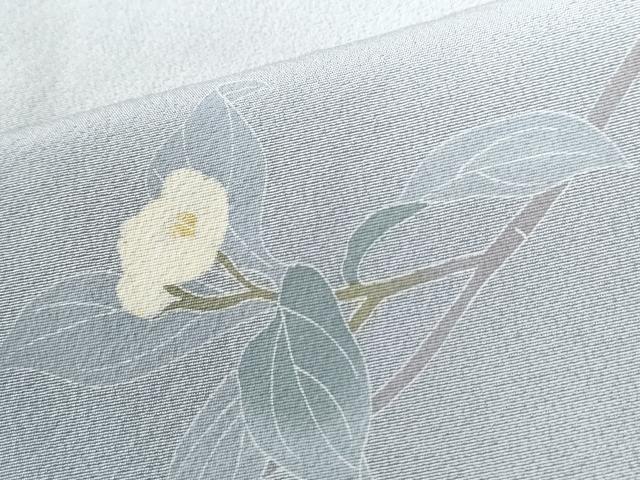 平和屋着物●訪問着　友禅　作家物　枝花文　暈し染め　正絹　逸品　CABI2136yc