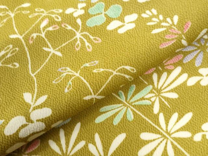 平和屋着物●訪問着　草花文　正絹　逸品　CABI2139yc
