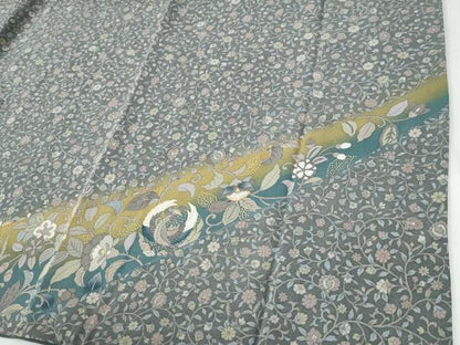 平和屋着物●訪問着　更紗花唐草文　金彩　正絹　逸品　CABI2141yc