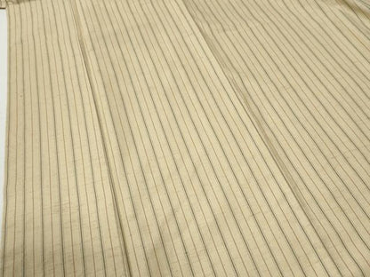 平和屋着物●上質な紬　間道　正絹　逸品　CABI2142yc