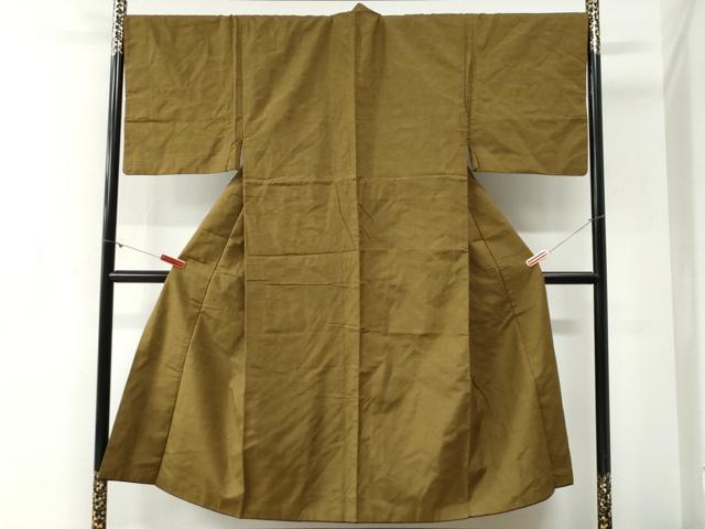 平和屋着物●男性　紬　網代織　正絹　逸品　CABI2143yc