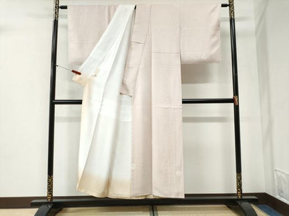 平和屋着物●上質な小紋　花唐草丸文　正絹　逸品　未使用　CABI2151yc