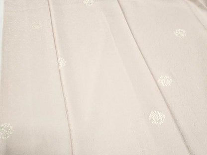 平和屋着物●上質な小紋　花唐草丸文　正絹　逸品　未使用　CABI2151yc
