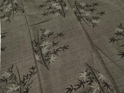 平和屋着物●本場大島紬　7マルキ　草木文　正絹　逸品　CABI2157yc