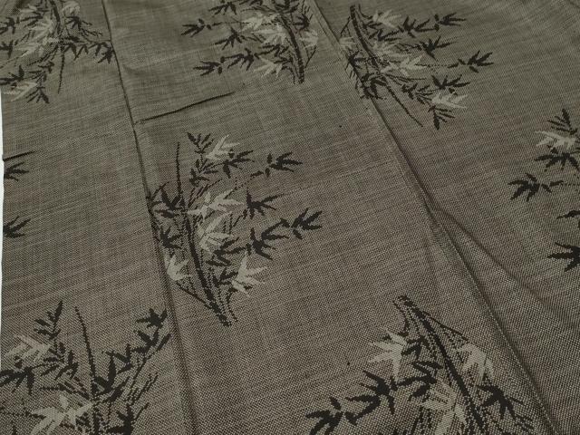 平和屋着物●本場大島紬　7マルキ　草木文　正絹　逸品　CABI2157yc
