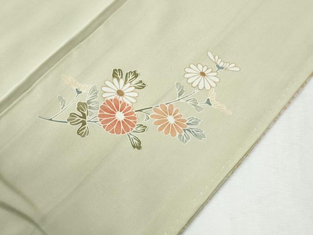 平和屋着物●訪問着　流水枝花文　暈し染め　金彩　正絹　逸品　CABI2161yc
