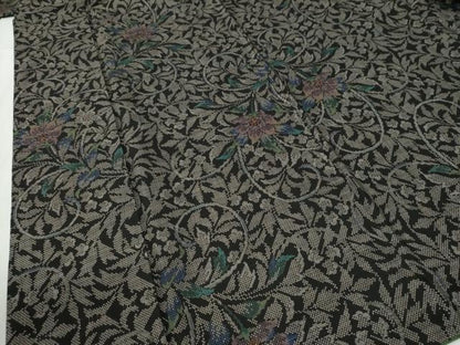 平和屋着物●本場大島紬　7マルキ　更紗花唐草文　正絹　逸品　CABI2162yc