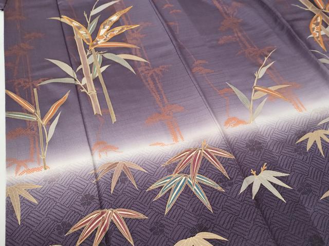 平和屋着物●訪問着　駒刺繍　松竹梅　暈し染め　金彩　鈴乃屋扱い　正絹　逸品　CABI2165yc