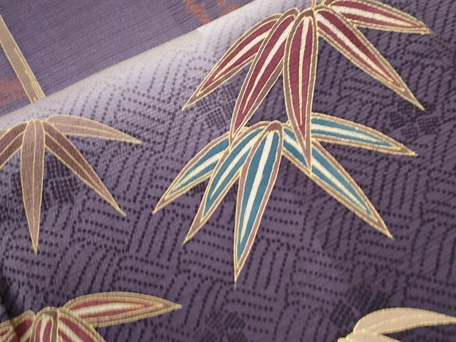 平和屋着物●訪問着　駒刺繍　松竹梅　暈し染め　金彩　鈴乃屋扱い　正絹　逸品　CABI2165yc