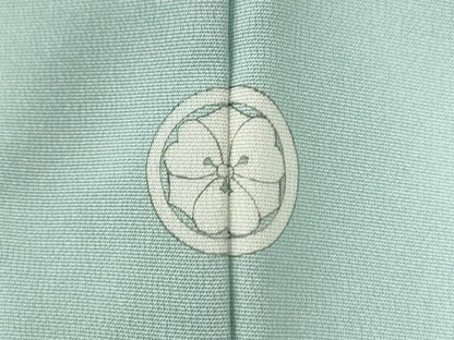 平和屋着物●訪問着　駒刺繍　網目木賊草花文　金彩　正絹　逸品　CABI2171yc