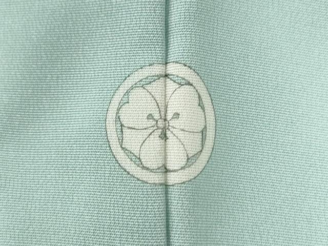 平和屋着物●訪問着　駒刺繍　網目木賊草花文　金彩　正絹　逸品　CABI2171yc