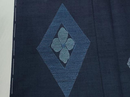 平和屋着物●訪問着　紬地　80亀甲　菱花文　正絹　逸品　未使用　CABI2186yc