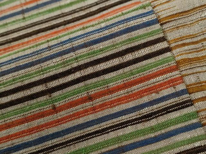 平和屋着物●上質な紬　霞文　正絹　逸品　CABI2189yc