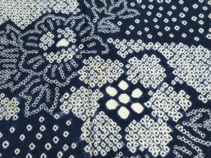 平和屋着物●訪問着　総絞り　霞草花文　正絹　逸品　CABI2193yc