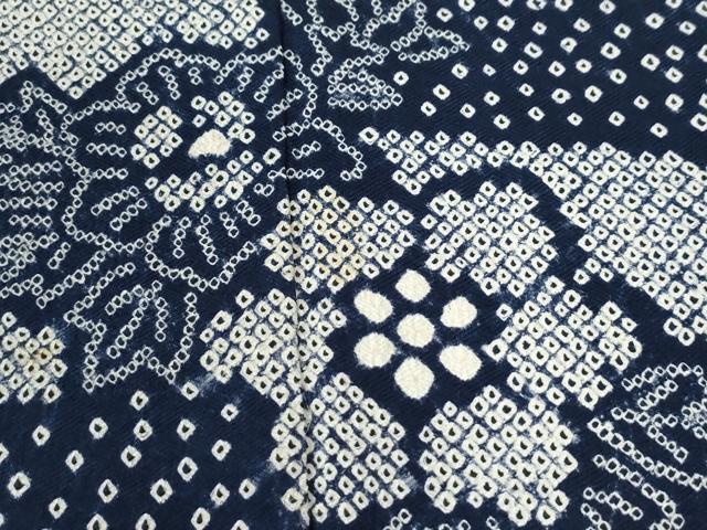 平和屋着物●訪問着　総絞り　霞草花文　正絹　逸品　CABI2193yc