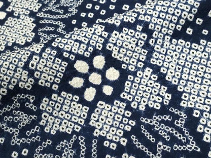 平和屋着物●訪問着　総絞り　霞草花文　正絹　逸品　CABI2193yc