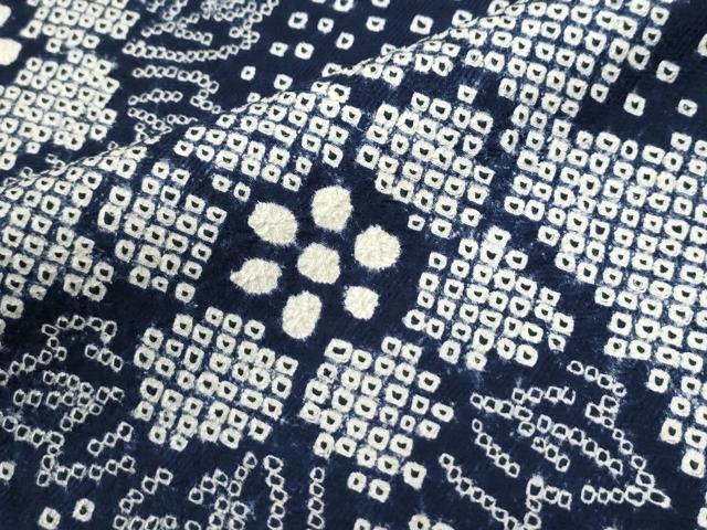 平和屋着物●訪問着　総絞り　霞草花文　正絹　逸品　CABI2193yc