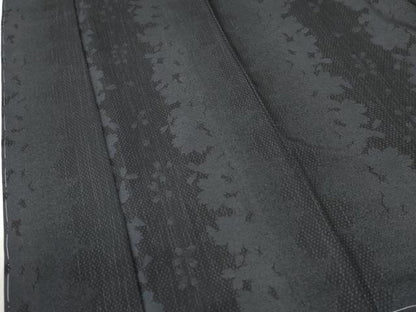 平和屋着物●玉糸紬　舞桜シルエット　証紙付き　正絹　逸品　未使用　CABI2216yc