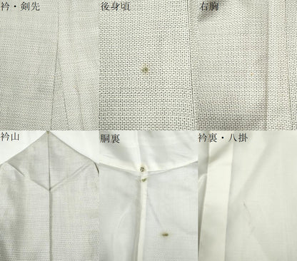 平和屋着物●本場大島紬　白大島　100亀甲　総詰め　正絹　逸品　CABI2222yc
