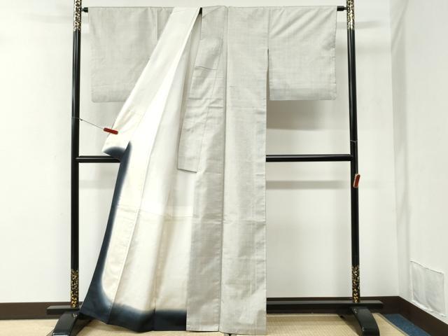 平和屋着物●本場大島紬　白大島　100亀甲　総詰め　正絹　逸品　CABI2222yc