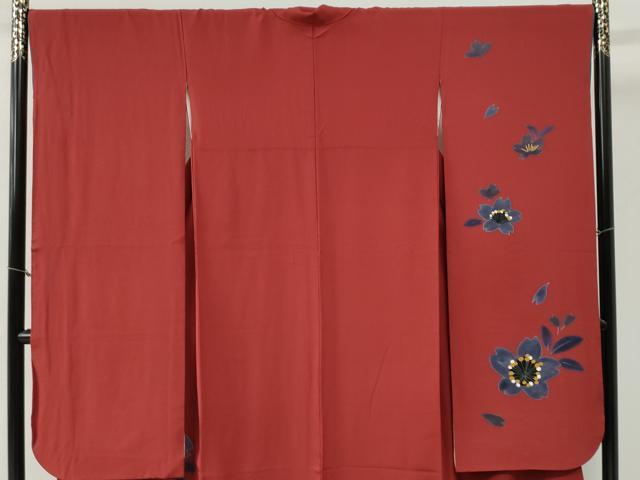 平和屋着物●豪華振袖　舞桜文　正絹　逸品　CABI2237yc